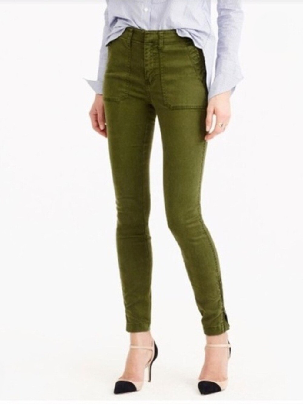 J.CREW Zip Ankle Utility Pant